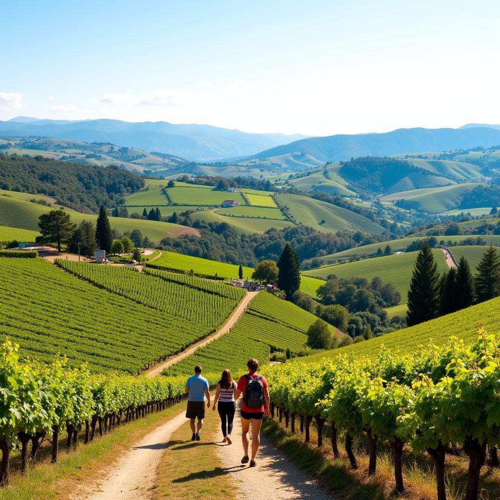 Exploring the Spanish countryside with locals