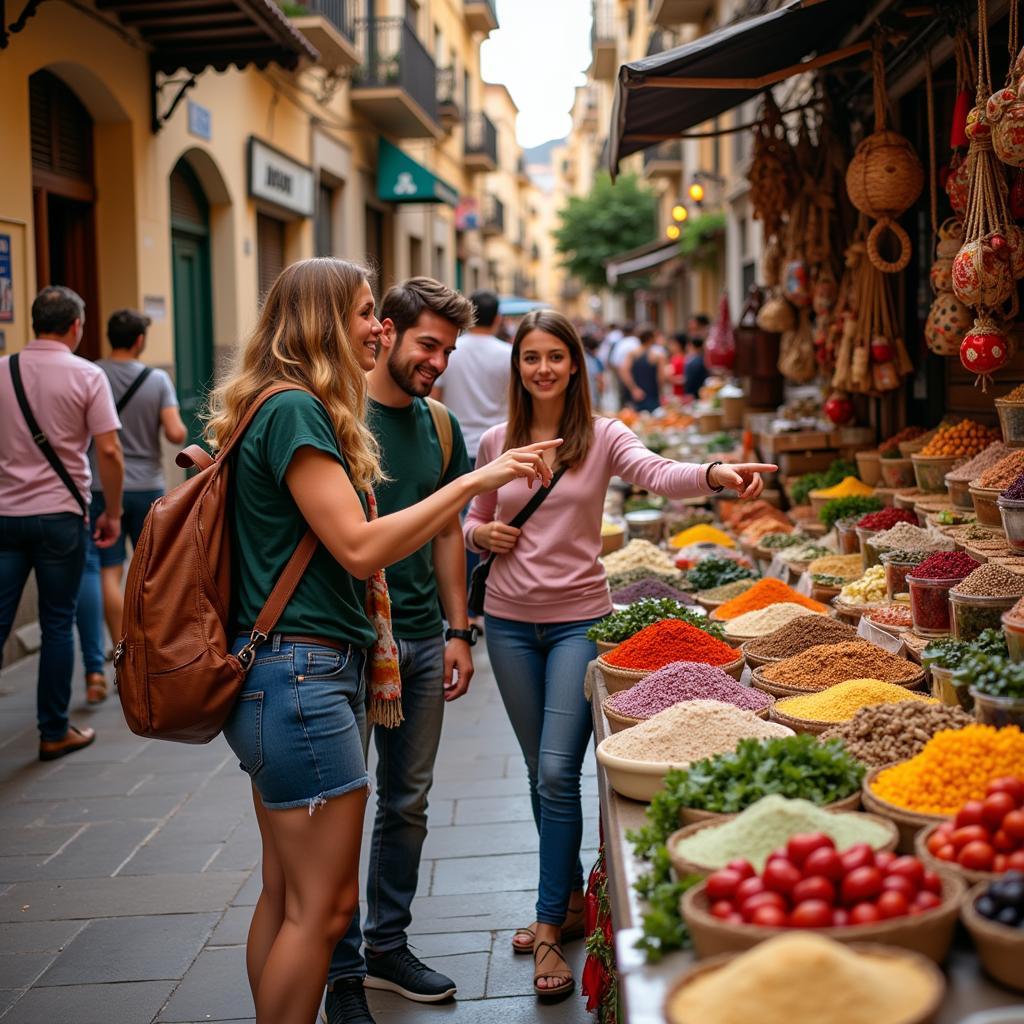 Exploring a Spanish Market