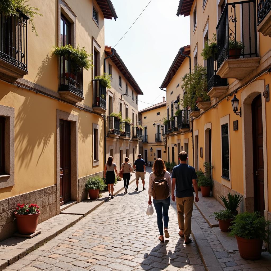 Exploring a Spanish Village during Homestay