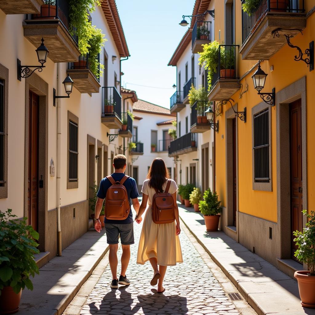 Exploring a Picturesque Spanish Village with Locals