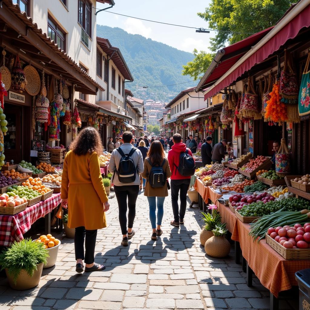 Exploring Tawang's Local Market During a Homestay