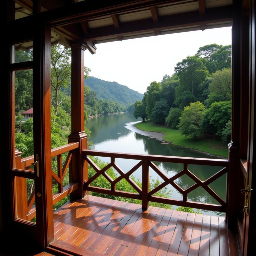 Scenic River View from Ez Homestay Gopeng