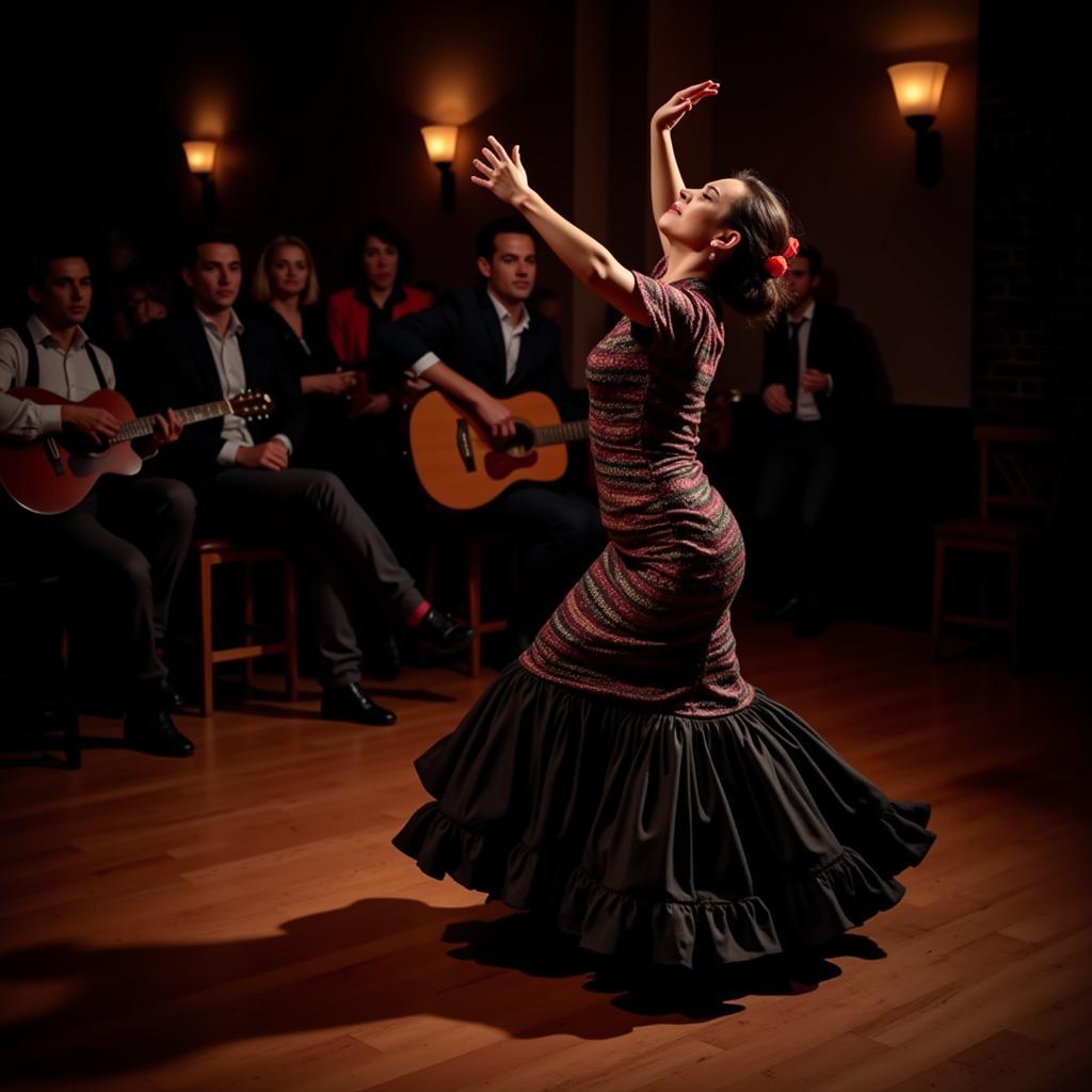 Experiencing a vibrant flamenco performance in Seville