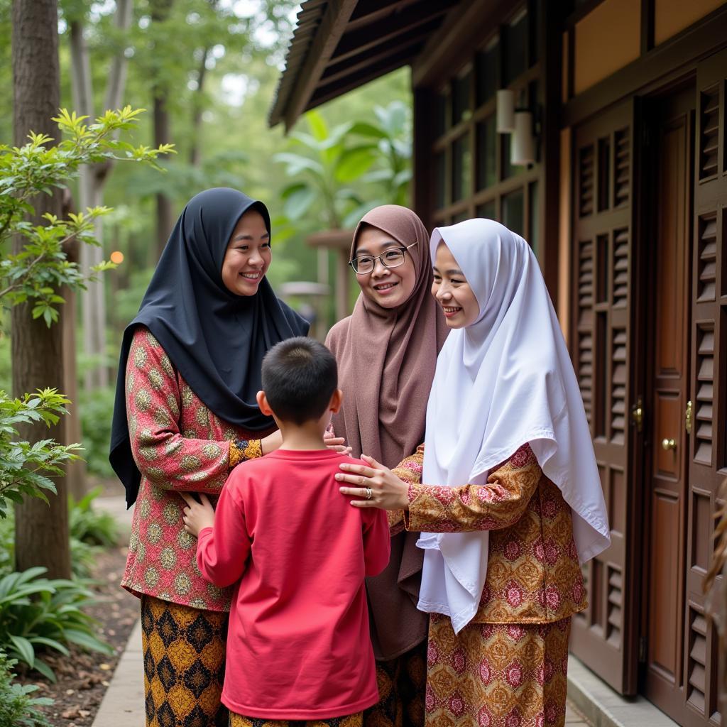 Warm Welcome at a Gambang Homestay