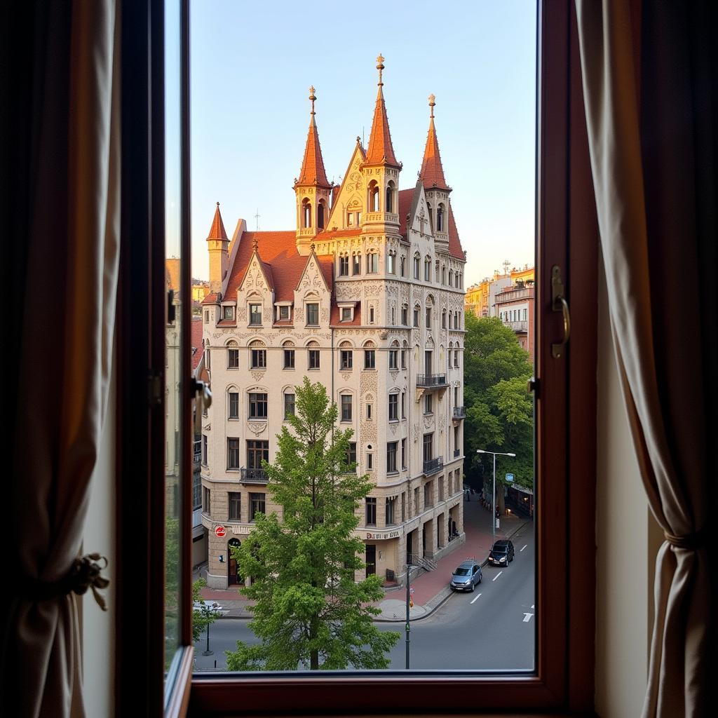 Gaudi Architecture Barcelona Homestay View