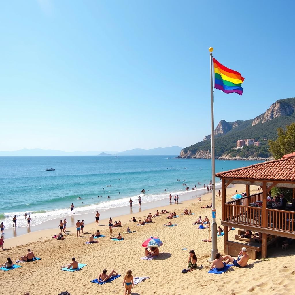 Relaxing on Barceloneta Beach: A Gay-Friendly Oasis