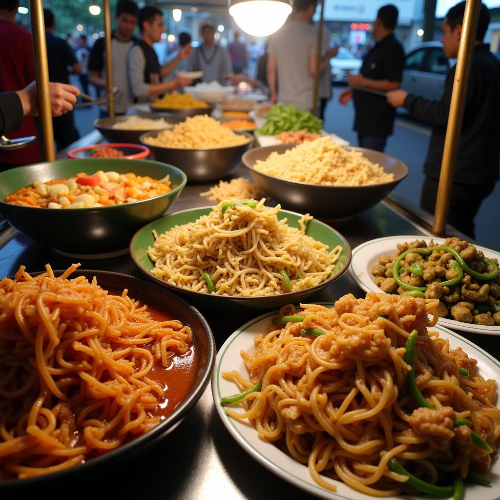 Delicious street food in Georgetown Penang