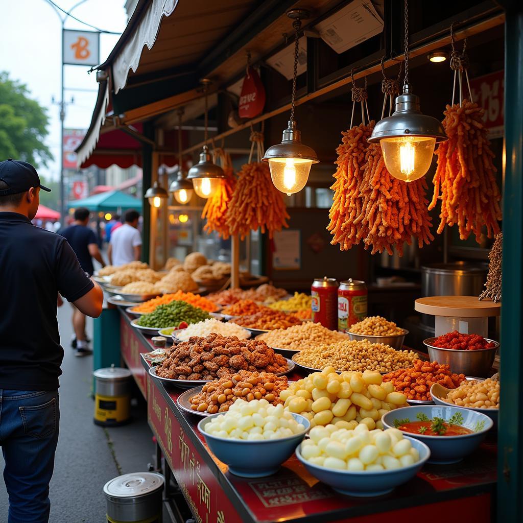 Delicious street food in Georgetown