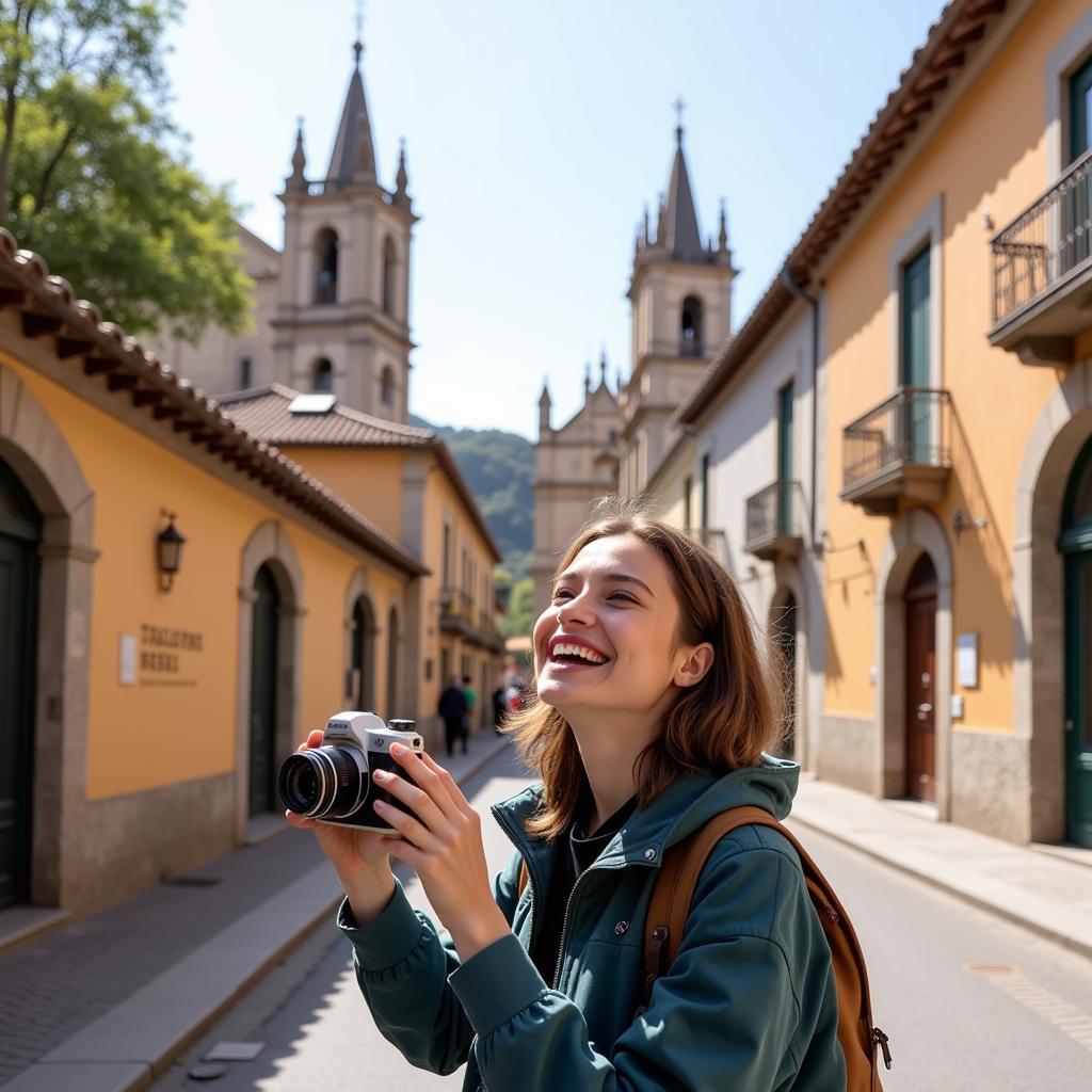 Griffith University Student Exploring Spain