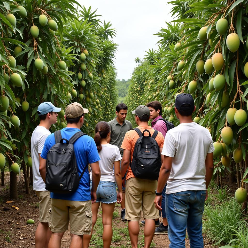 Visiting a Mango Plantation in Guimaras