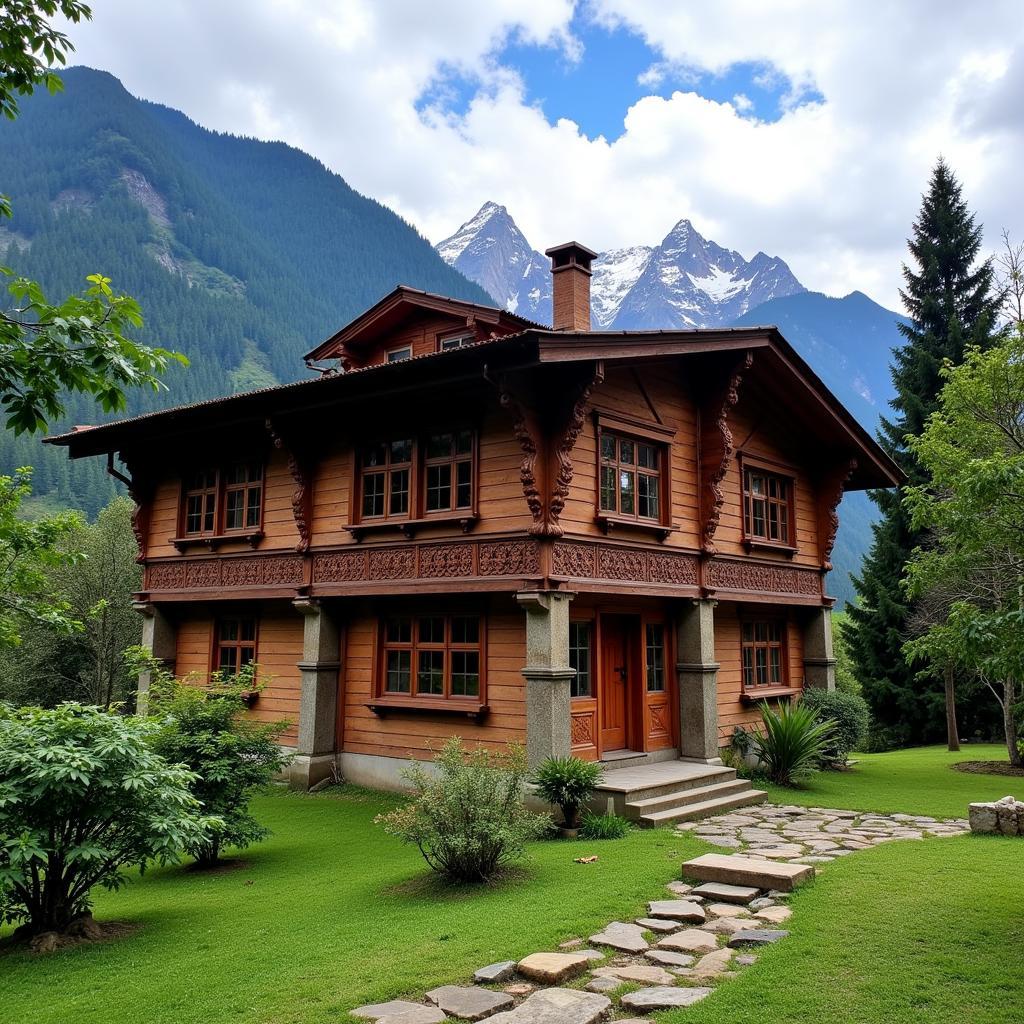 Traditional Gurung Homestay Exterior in Pelling