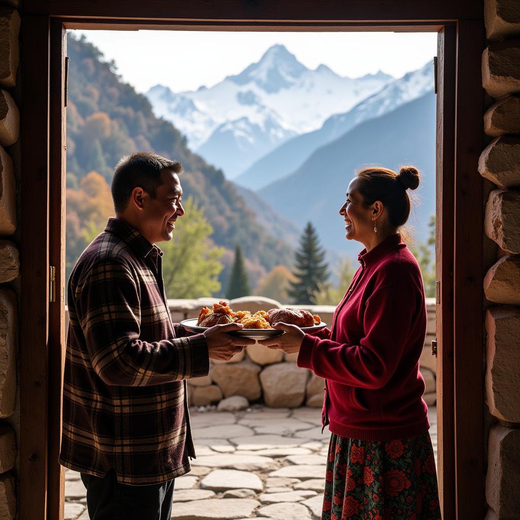 Himalayan Homestay Owners Association welcomes guests with traditional hospitality, offering a glimpse into local life.