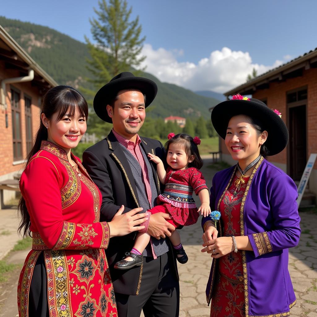 Hmong Family at Gem Valley Homestay