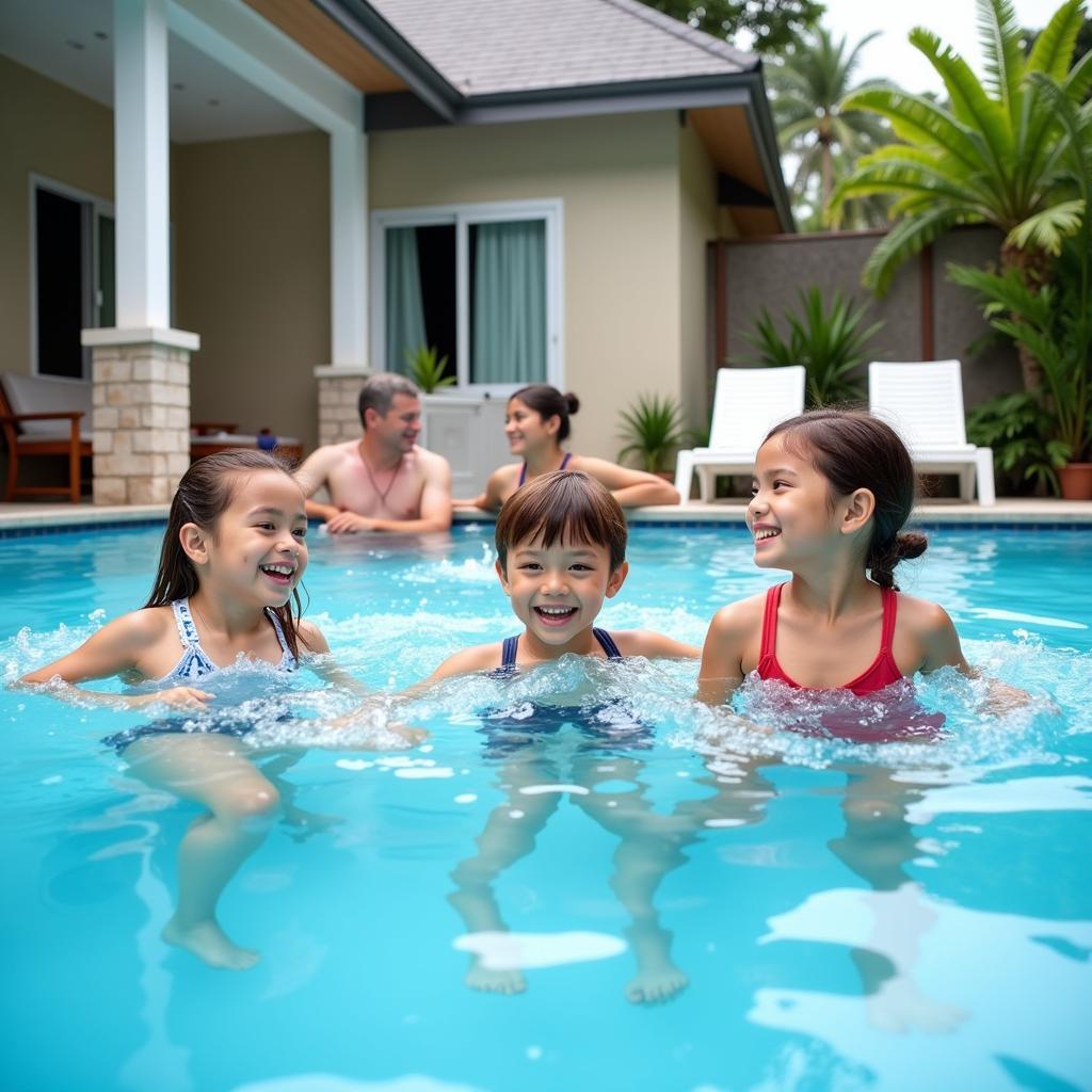 Family Fun at Alor Setar Homestay Pool