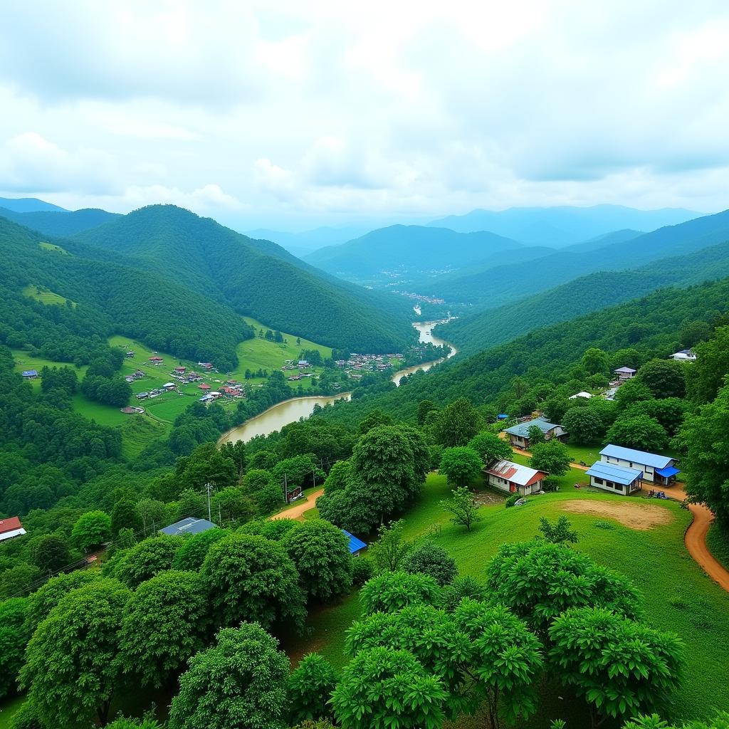 Serene Landscape of Hulu Langat Batu 14