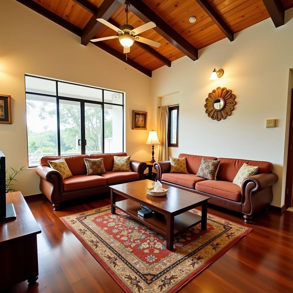 Cozy living room in a Kota Kinabalu homestay