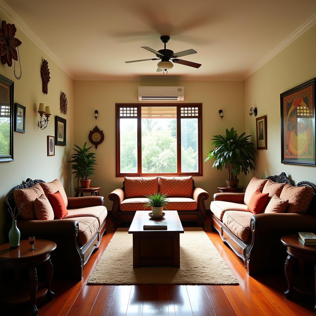 Cozy Living Room in a Kuala Terengganu Homestay