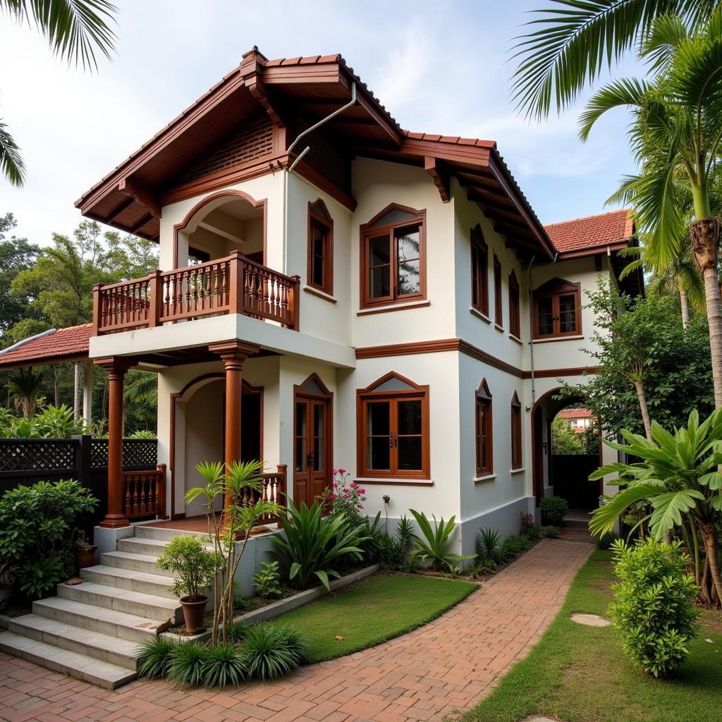 Cozy Exterior of a Lovebird Homestay in Wonosobo