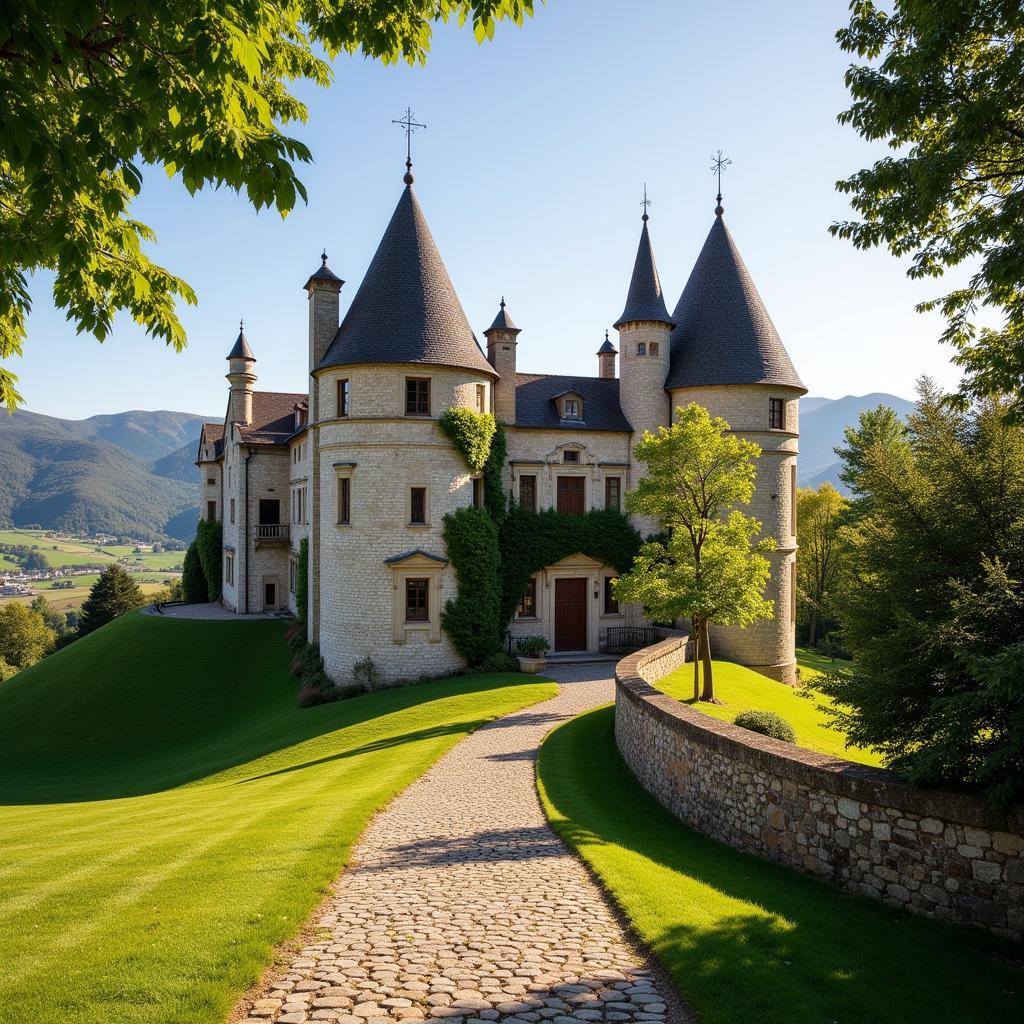 Homestay Twin Castle in the Spanish Countryside