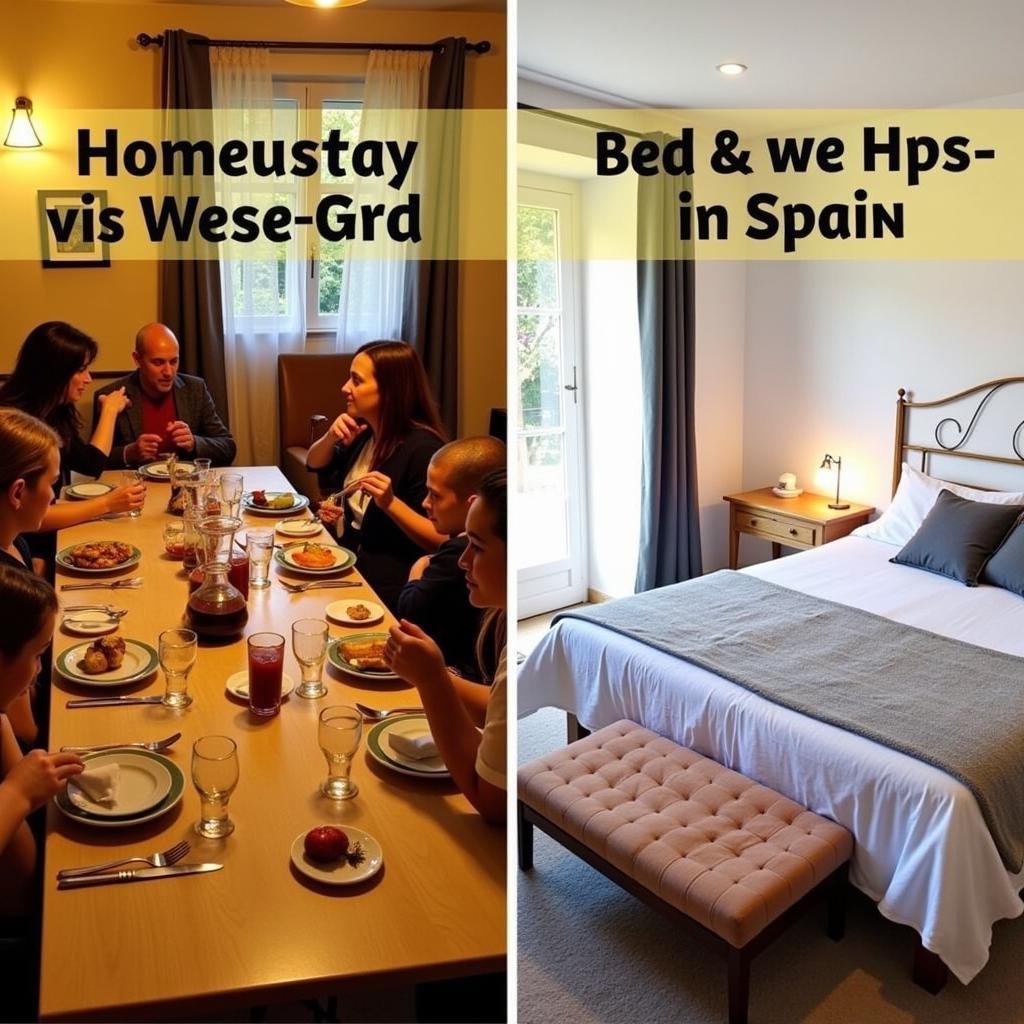 Comparing Homestay and Bed and Breakfast in Spain