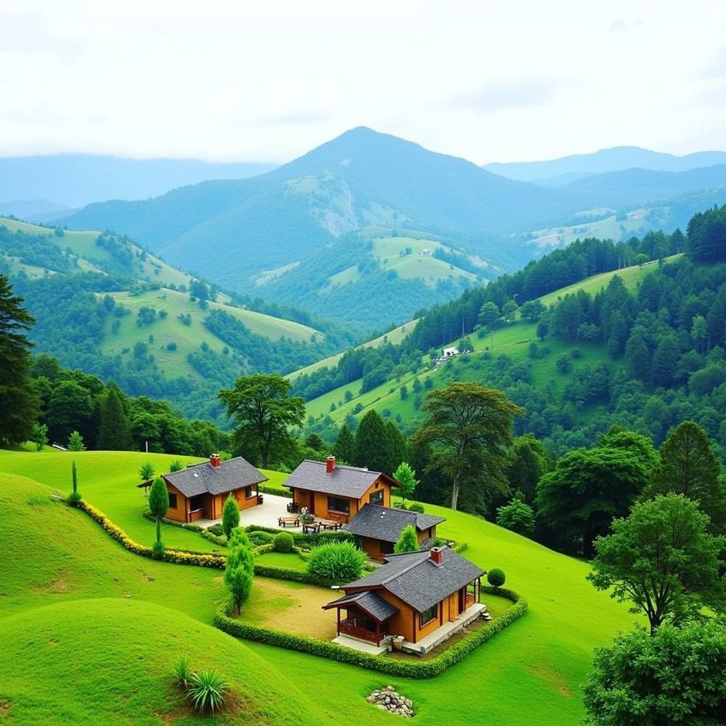 Scenic view near Kudremukh homestays