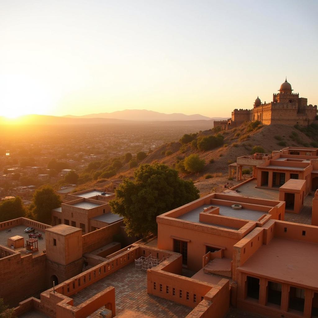 Jaisalmer Fort View from Homestay Rooftop