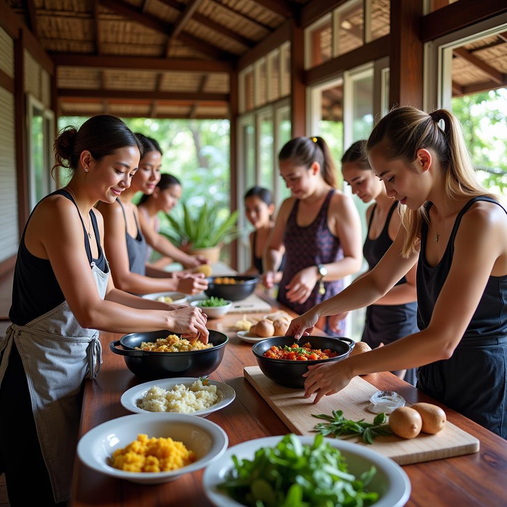 Learning to cook Khmer cuisine in a Kampot homestay