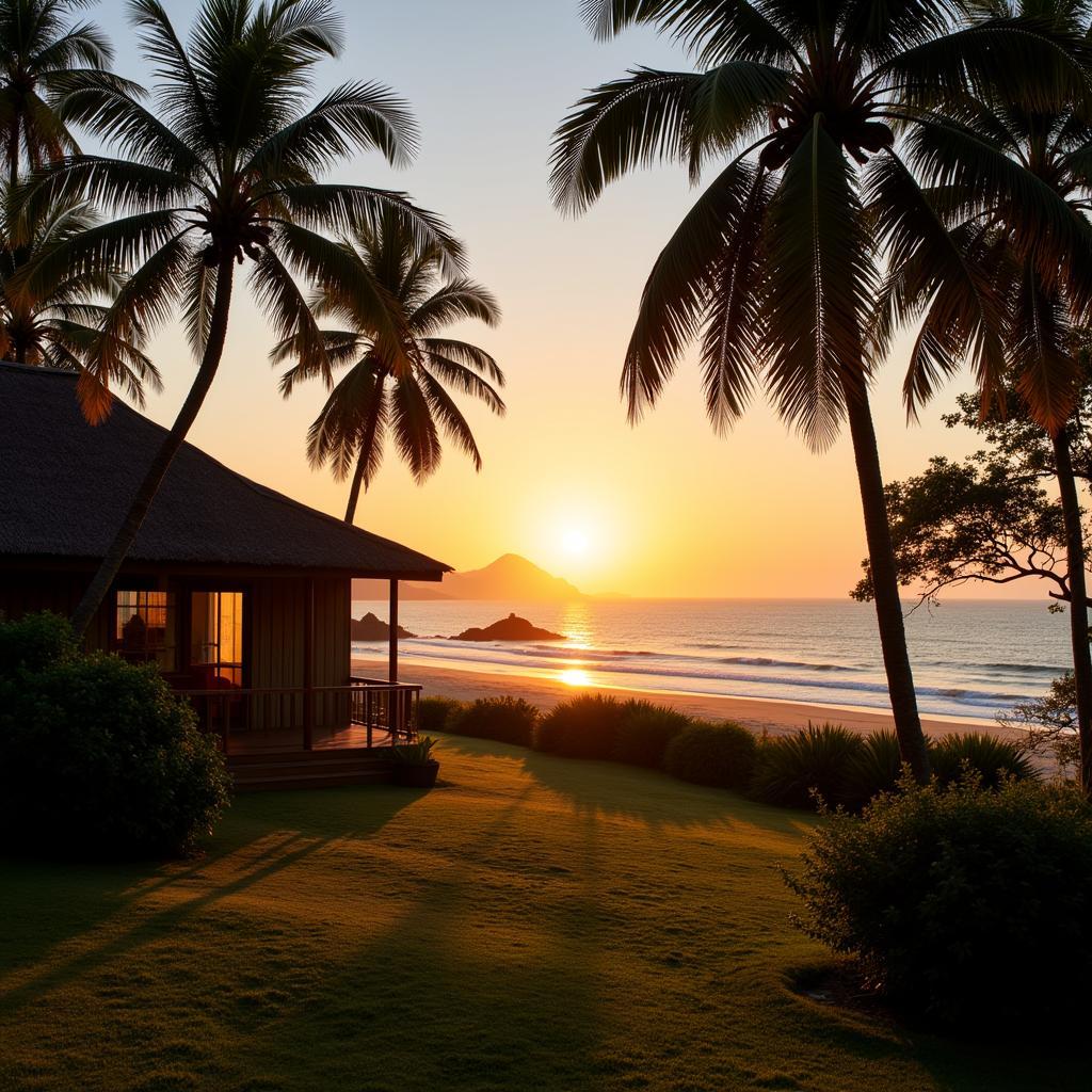 Sunrise over Kashid Beach Homestay