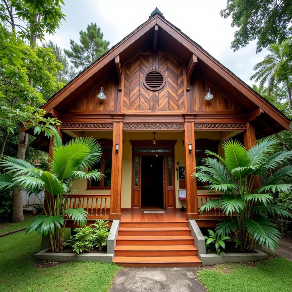 Traditional Malay Homestay Exterior in Kg Baru