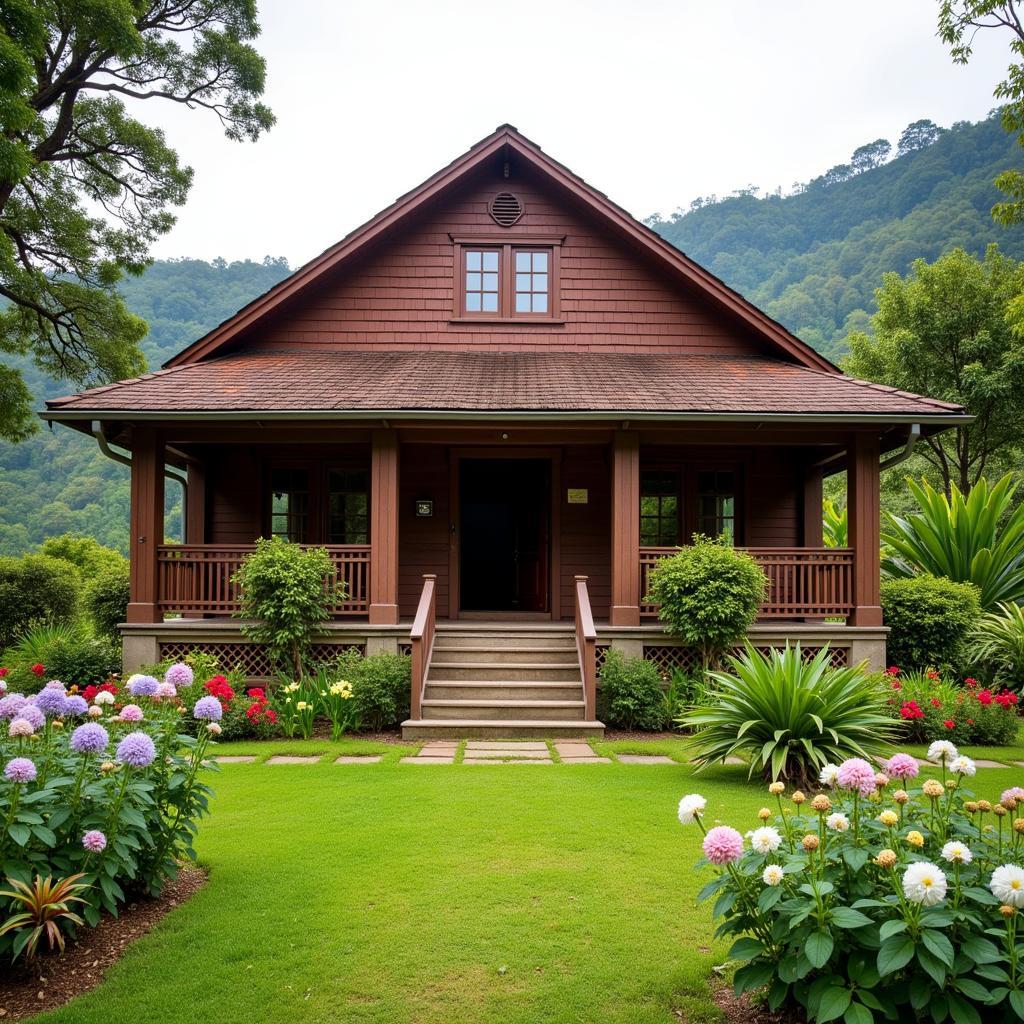 Beautiful Exterior of a Christian Homestay in Kodaikanal