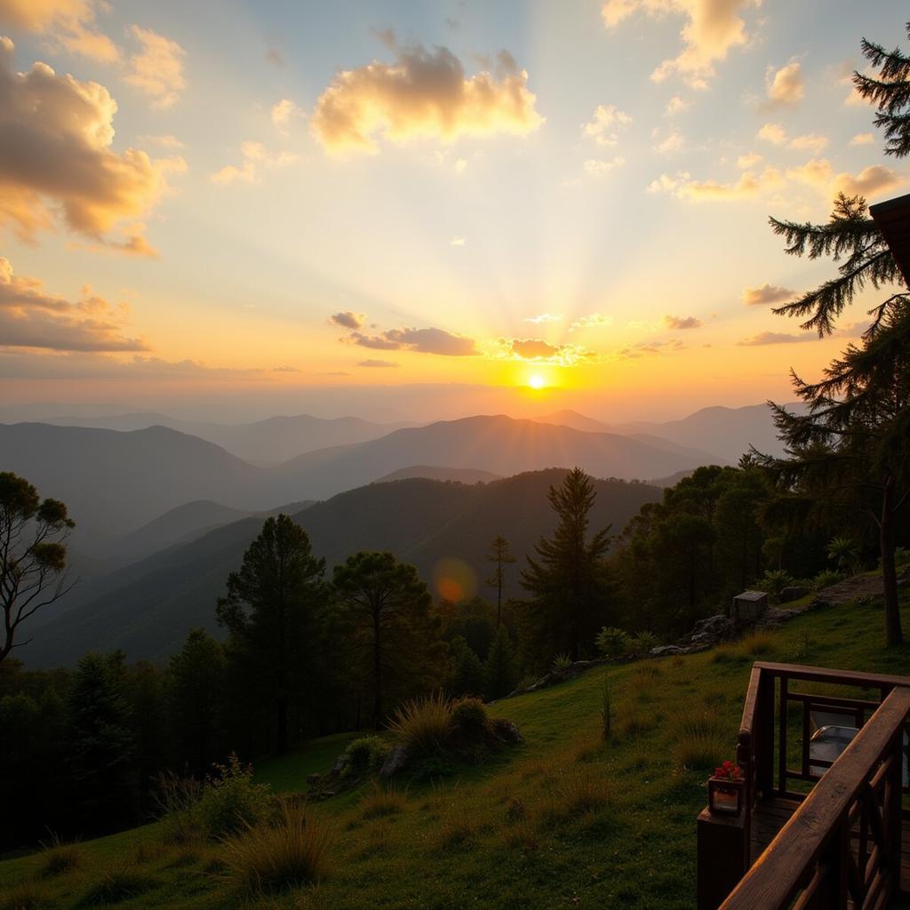 Scenic view from Appus Holidays Homestay Kodaikanal