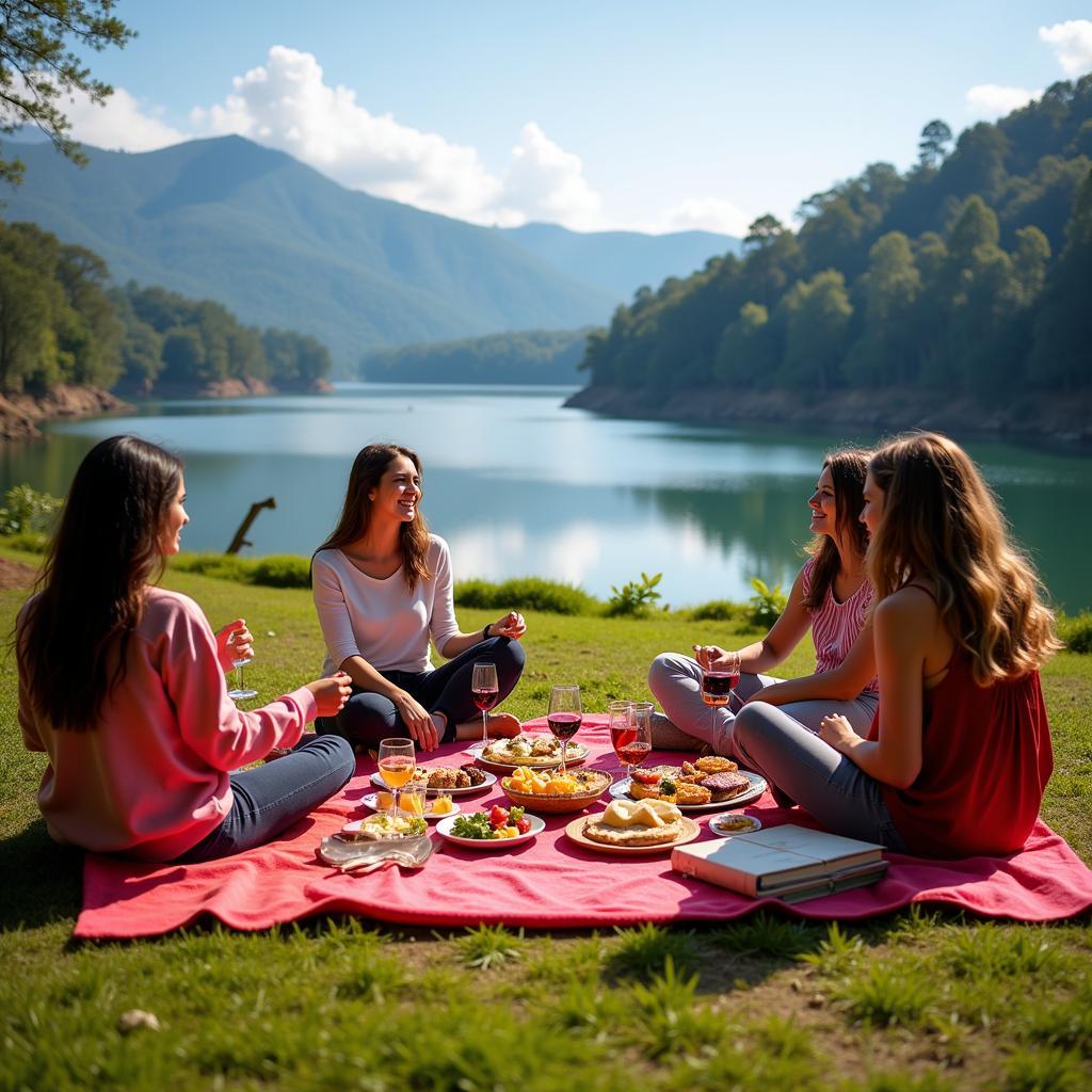 Picnic by Kodaikanal Lake with Spanish flair