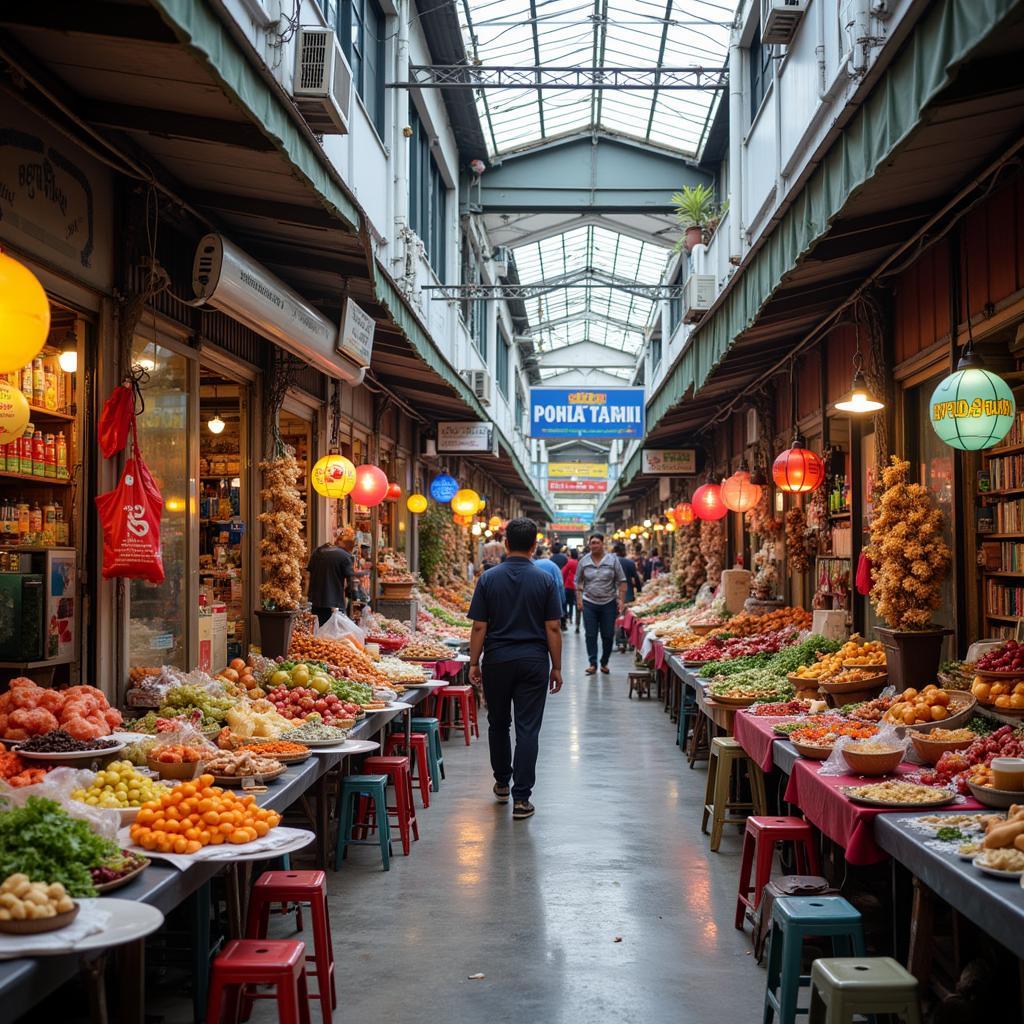 Kota Baru Central Market bustling with activity