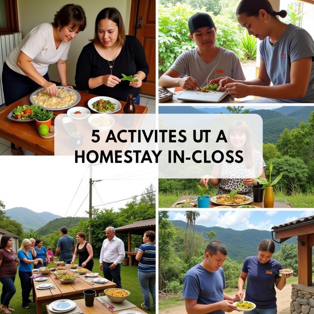 Guests engaging in activities at a Madikeri homestay