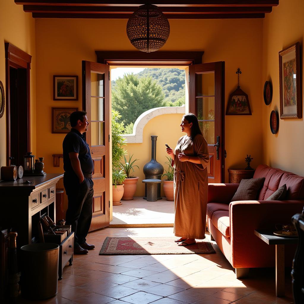 Welcoming Host in Magadi Homestay