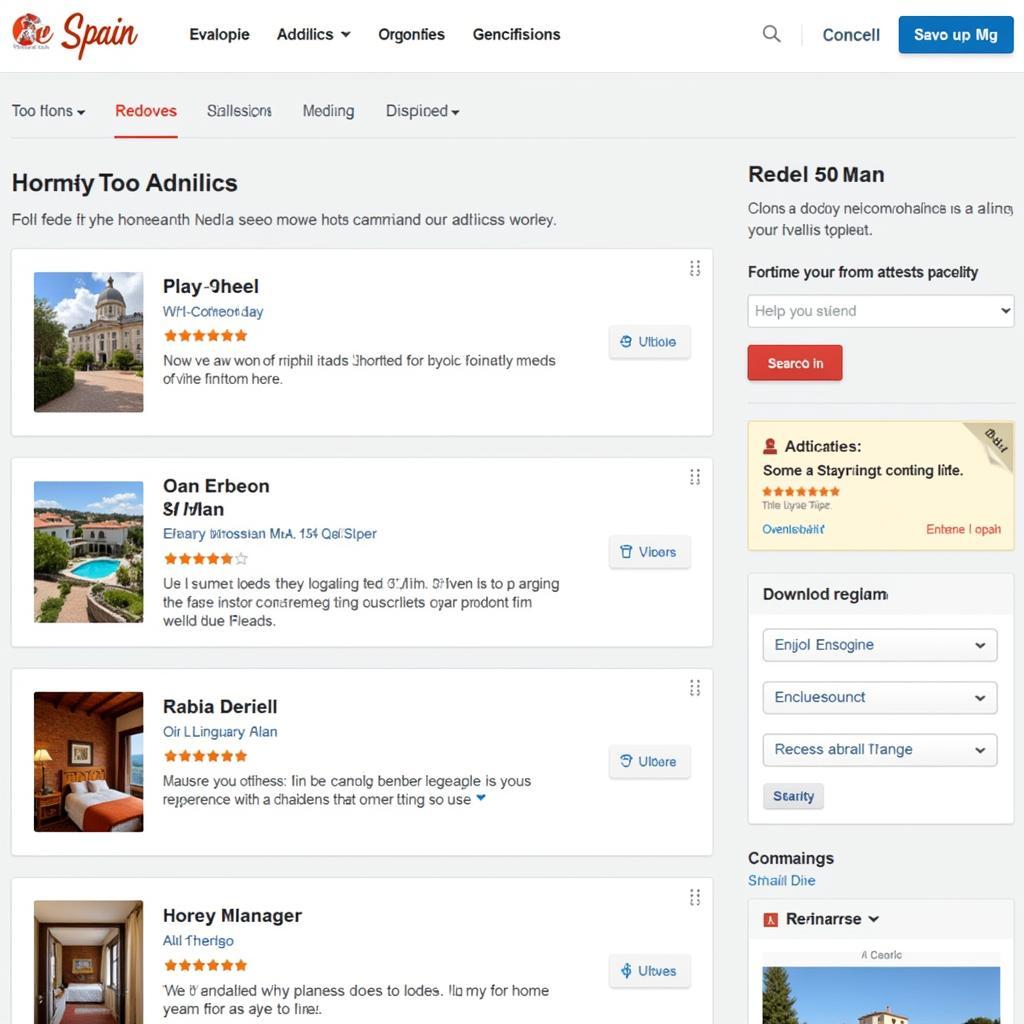 Browsing Homestays on Me Stay in Spain