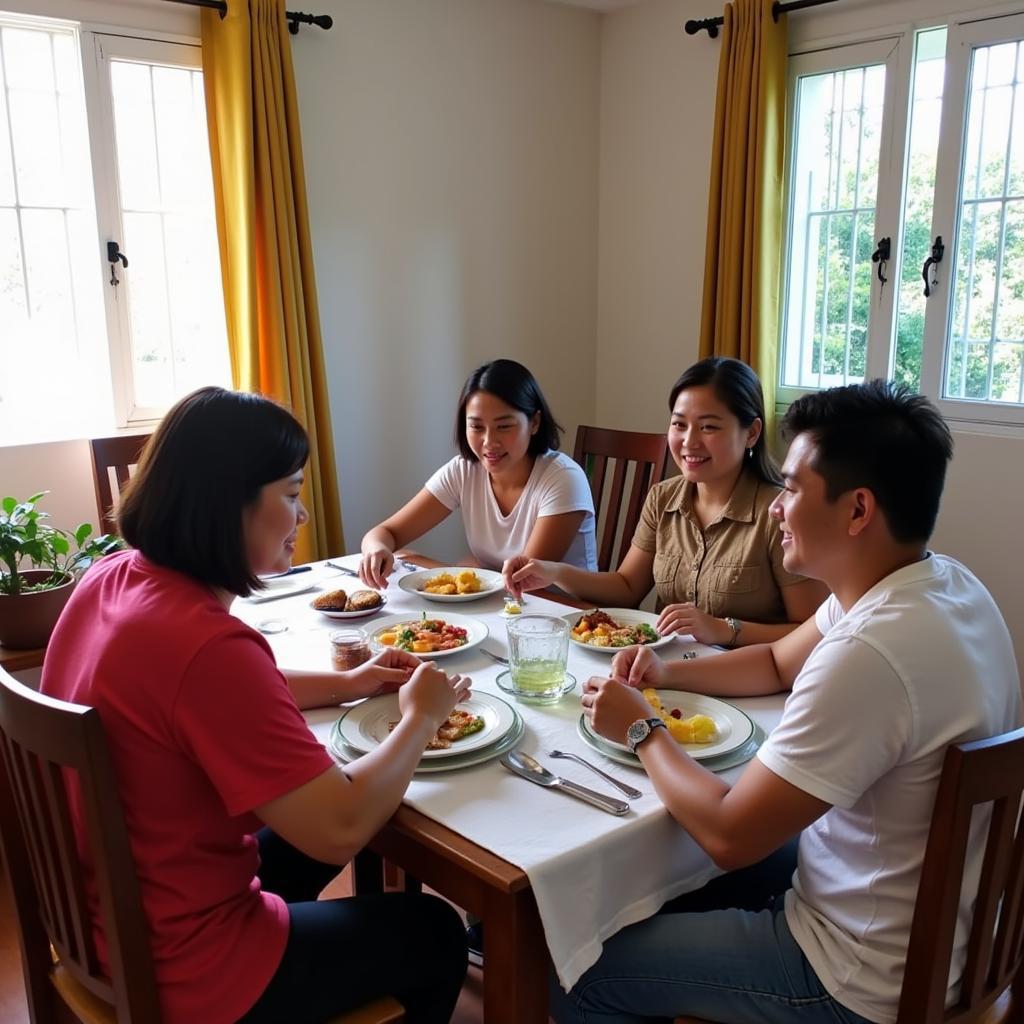 Happy Family at Melaka Homestay