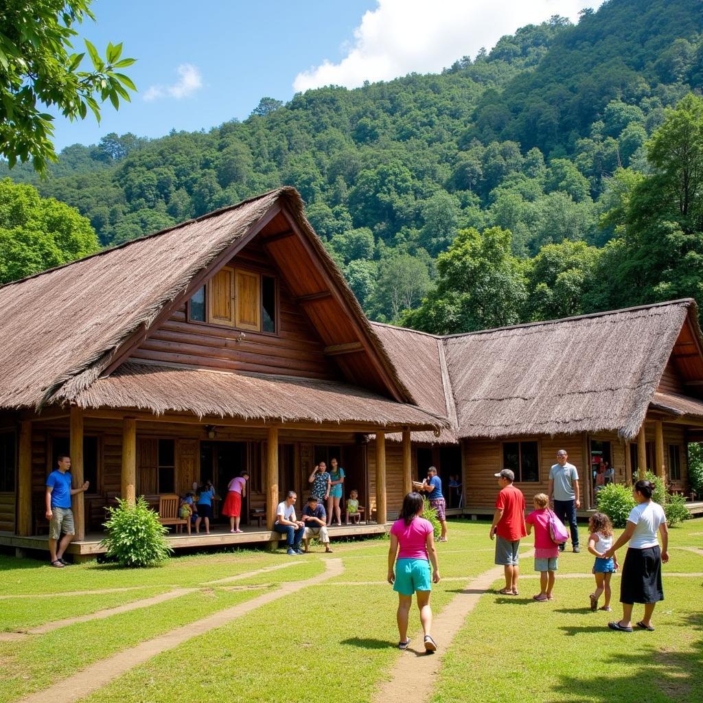 Melanau Longhouse Homestay in Mukah Sarawak