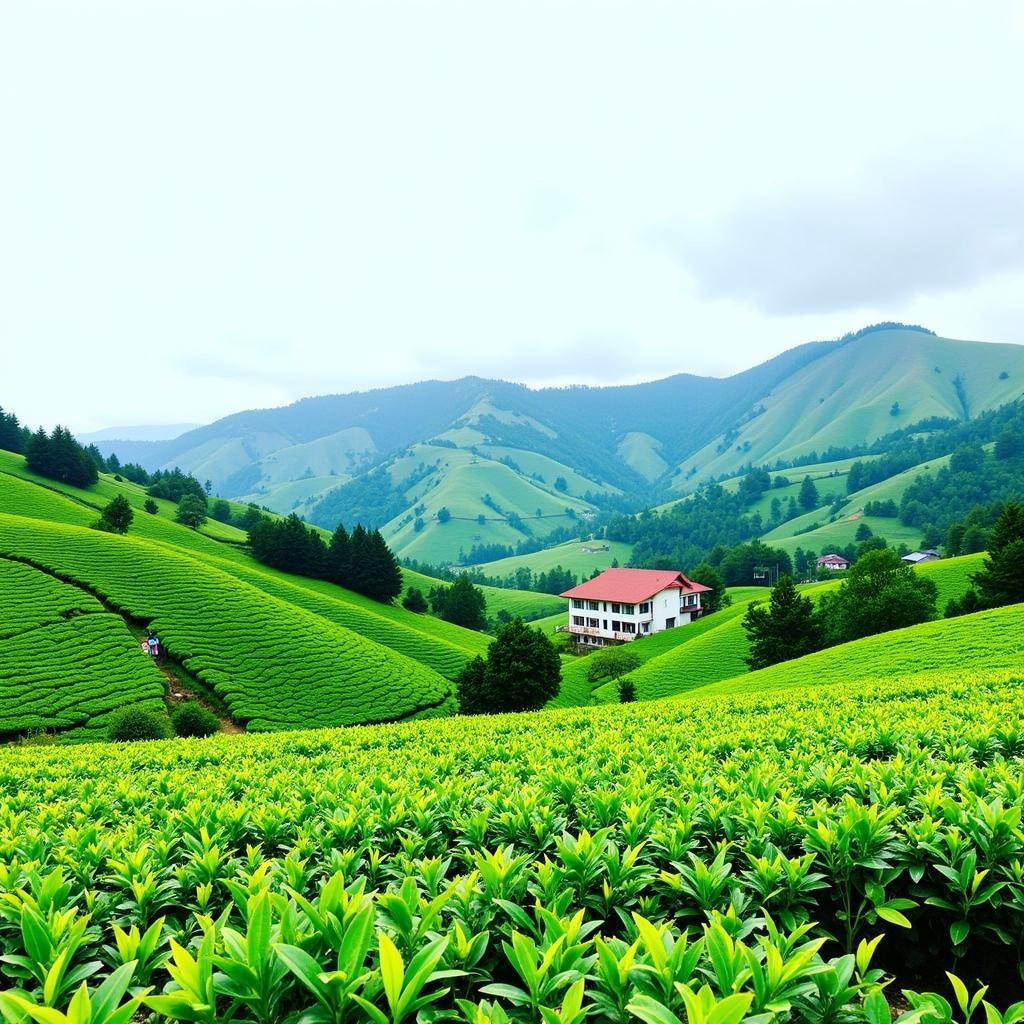 Munnar Tea Plantations near Homestay