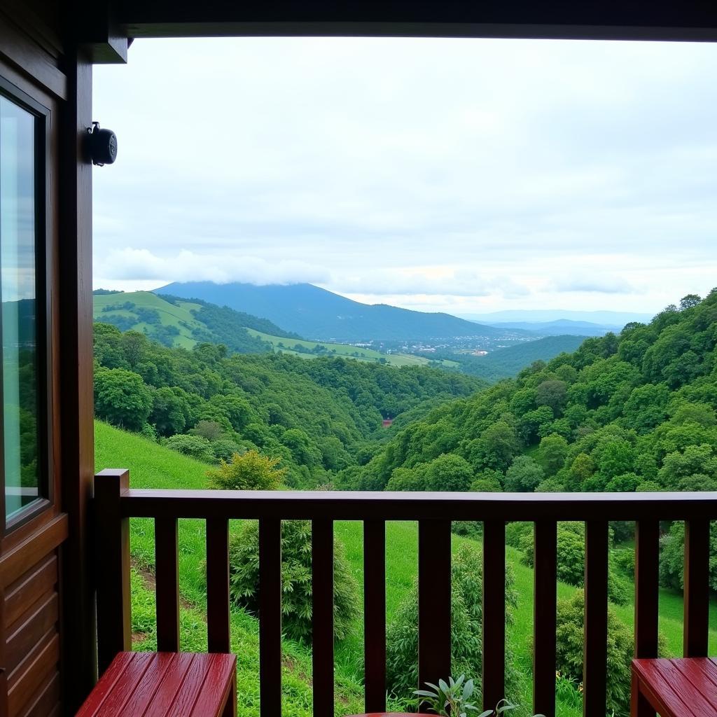 Scenic view from a Pahang homestay