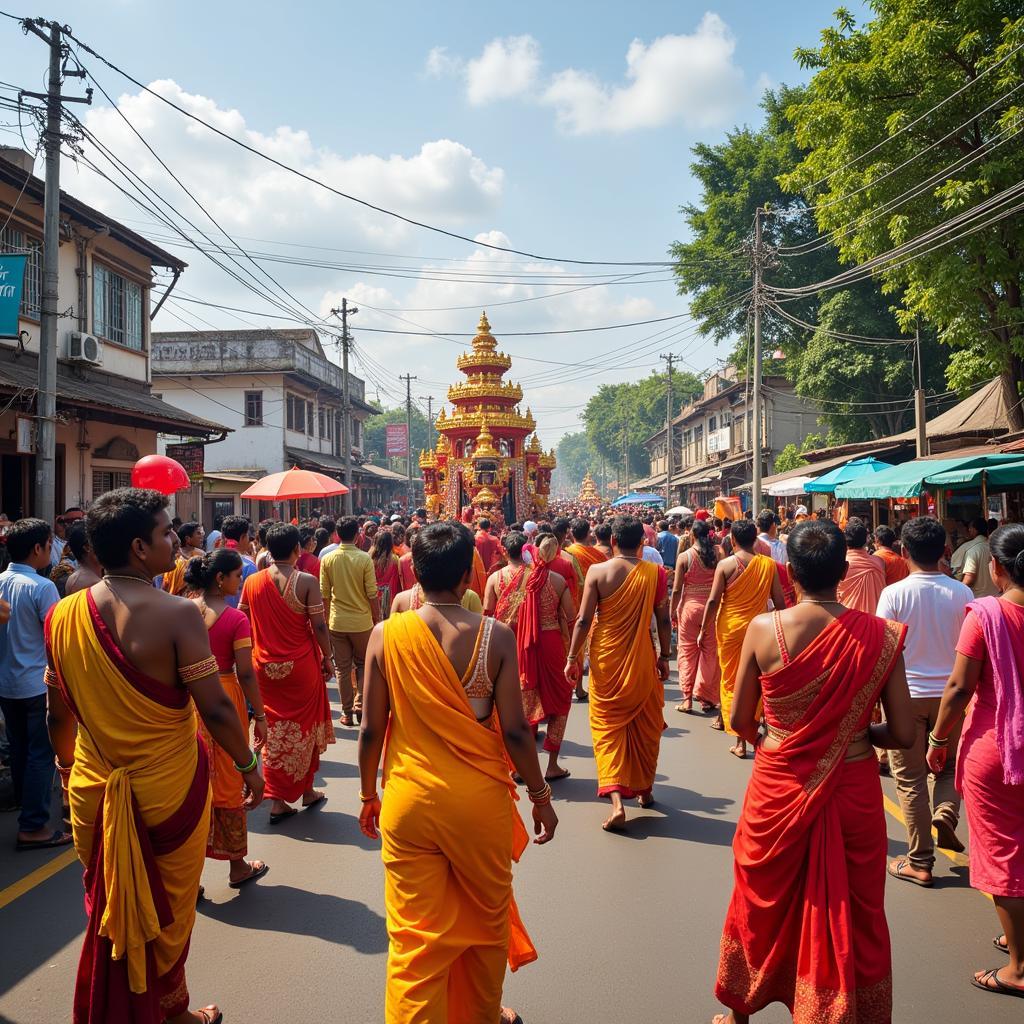 Local Festival in Papanasam