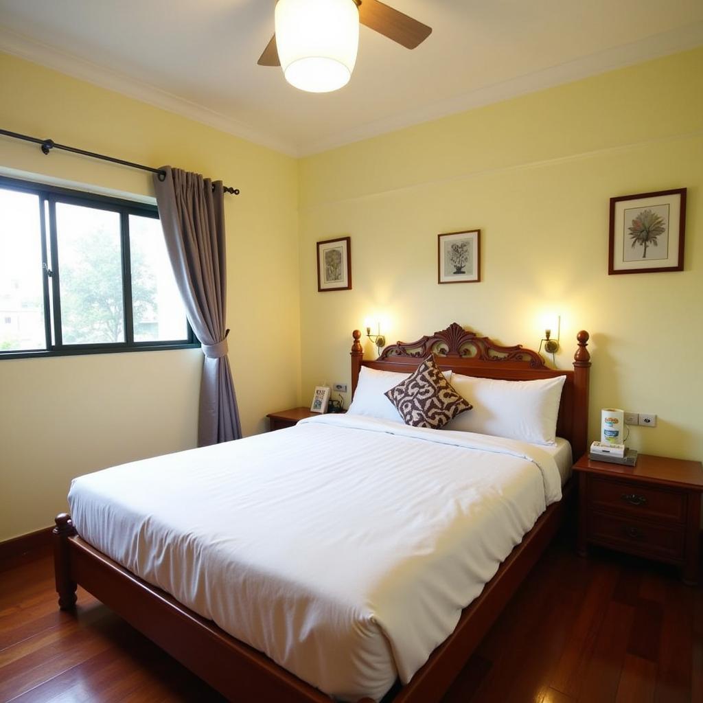 Comfortable and inviting room in a Penang homestay