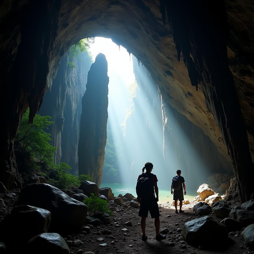 Exploring the Caves of Phong Nha