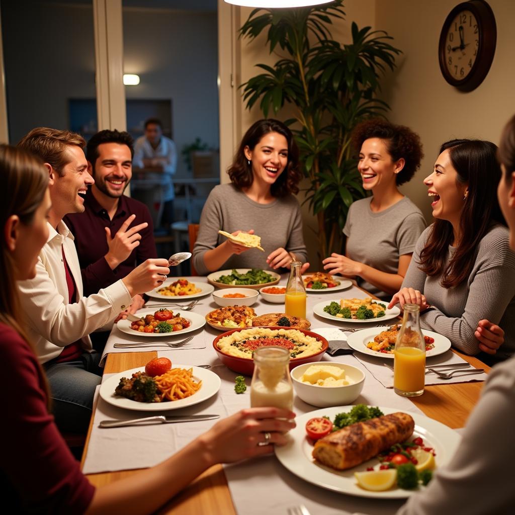 Authentic Roman Family Dinner during a Homestay