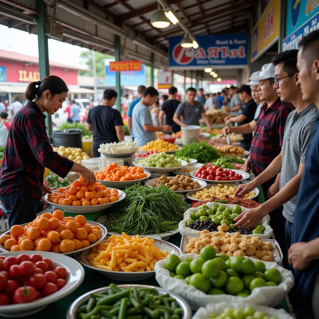 Vibrant Local Market in Shah Alam