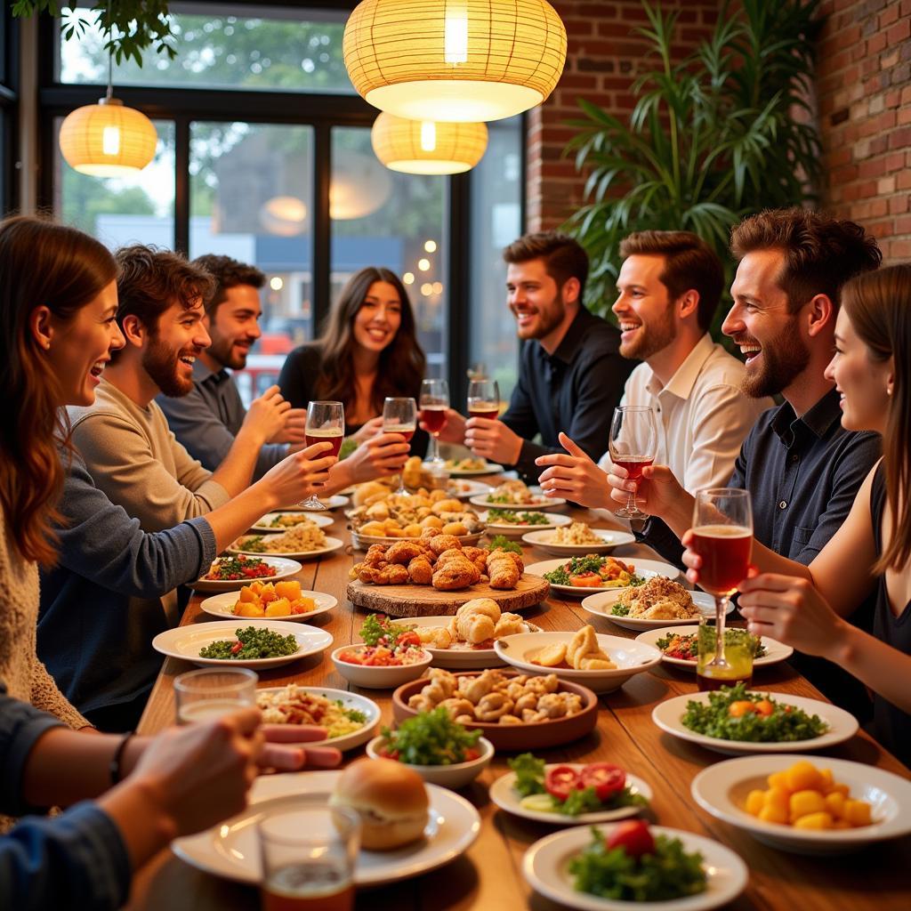 Sharing Tapas with a Spanish Host Family