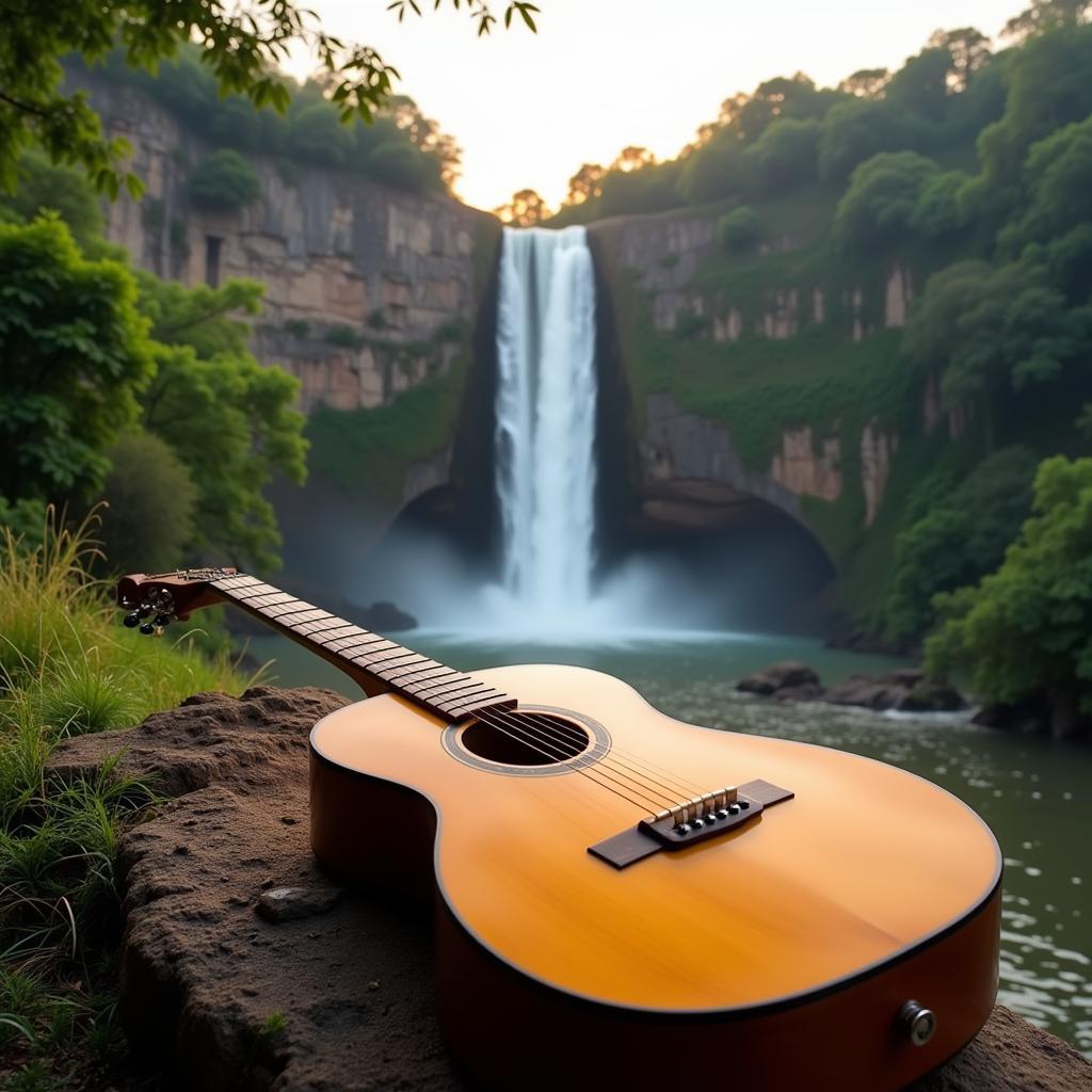 Spanish Guitar at Shivanasamudra