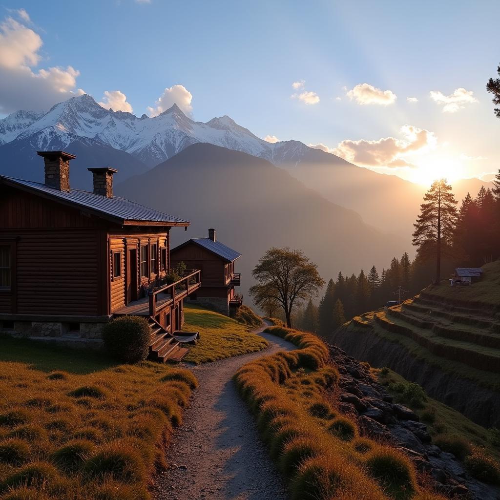 Sikkim Village Homestay Sunrise