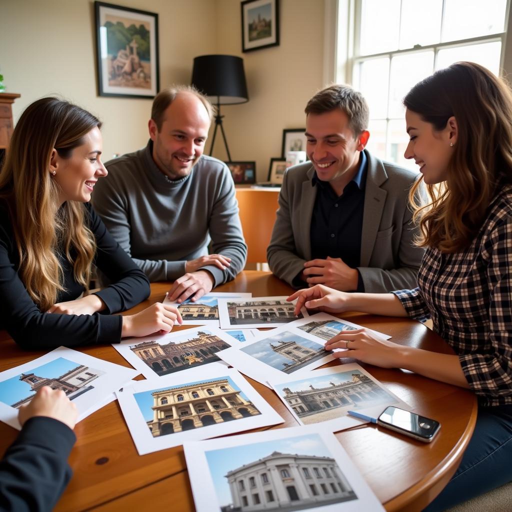 Discussing Spanish Architecture in a London Homestay