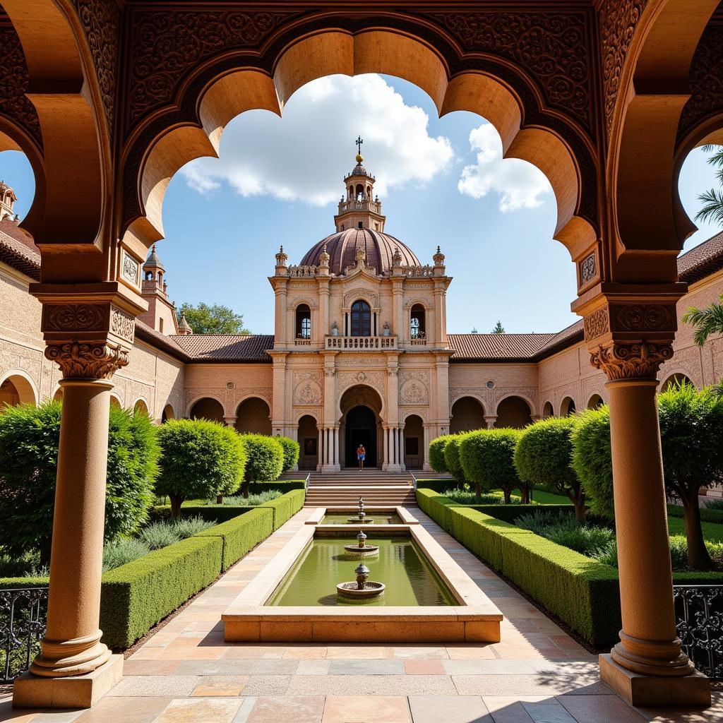 Exploring the architecture of Seville, Spain